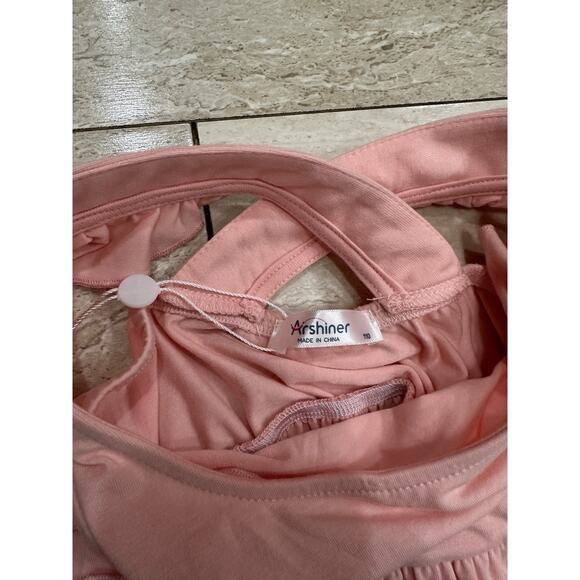 White Backless Ruffle Sundress - Picture 4 of 6